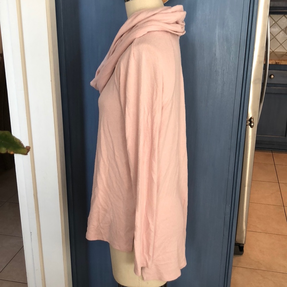 Gibson Cozy Convertible Neckline Tunic - Picture 3 of 8